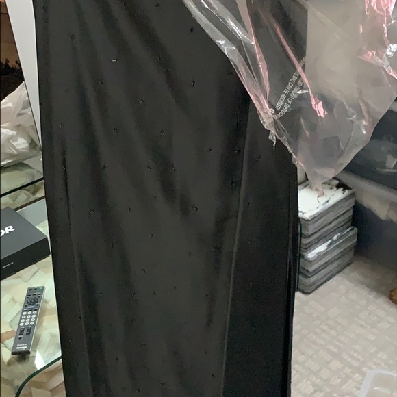 NEIMAN MARCUS FAB LONG ANTHRACITE GREY SKIRT - Picture 1 of 3